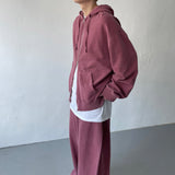 コクーンピグメントフードジップアップ / GM Cocoon Pigment Hood Zip-up (3 colors)