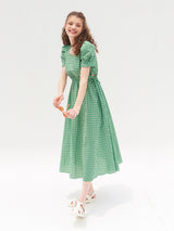 JOLIE PUFF SLEEVES ONEPIECE_GREEN (6580888830070)