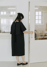 レイヤードリボンワンピース / layered ribbon onepiece black