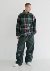 BBLアノラックジャケット/BSR2223FWJK091 BBL ANORAK JACKET PURPLE CHECK