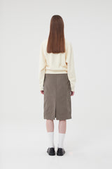 ウィティーバニーVネックスウェットシャツ／WITTY BUNNY V-NECK SWEATSHIRT [CREAM]
