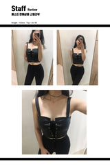 アイレットレザービスチェ / TOP(6165) eyelet leather bustier