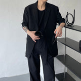SI リネン半袖ジャケット / SI Linen Short-Sleeved Jacket (2 colors)