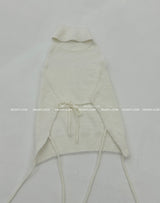 Block Soft Backless Sleeveless