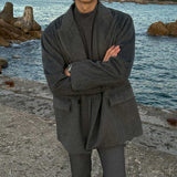 ASCLO Wool Two Tuck Double Jacket (2color)
