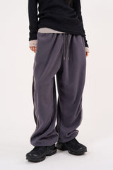 Gaia color block fleece banding pants