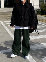 アデルコーデュロイダブルピンタックパンツ / ADEL CORDUROY DOUBLE PINTUCK PANTS