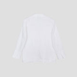 テーラードリネンジャケット / TAILORED LINEN JACKET, WHITE
