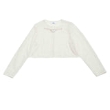 Fluffy lace cardigan (6684235956342)