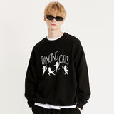 ダンシングキャッツスウェットシャツ / 25P DANCING CATS SWEAT SHIRTS_BLACK
