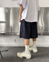 ワイドハーフストリングデニムショートパンツ / No.9607 Z wide half string denim SHORTS