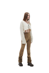 ベルベットシャーリングレギンス/VELVET SHIRRING LEGGINGS