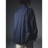 レクシオンカーブドジップオーバーシャツ / REXION CURVED ZIP-OVER SHIRT_NV