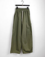 Zed pintucked balloon cotton two-way jogger cargo pants