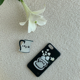[セット] ブーケシリーズ：ナルシシズムフォンケース + スマホグリップ / [SET] Bouquet series : Narcissism phone case + griptok