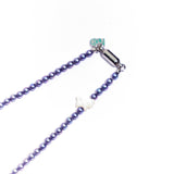 サージカルハートラビットブラックパールネックレス / SURGiCAL HEART RABBiT BLACK PEARL NECKLACE #94