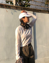 Mood basic crop t-shirt