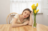 フラワーオフショルダーTシャツ/flower offshoulder t-shirt