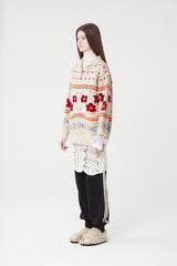 カウチンウールショールカラーカーディガン／COWICHAN WOOL SHAWL COLLAR CARDIGAN [IVORY]