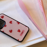 epoxy strawberry berry pattern case