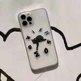 ブラックキャットアイフォンケース/Black Cat Nero Phone Case