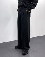 オールインワンプリーツパンツ/FL All-in-One Pleated Pants (4 colors)