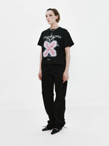 LUCKY PINK T-SHIRTS (BK) (6677218164854)
