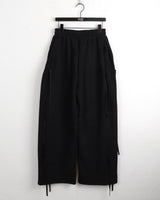 [Sheep fleece] Sento balloon side ribbon juli pants