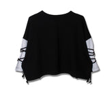 ストリングショートスリーブクロップTシャツ / (9068) XX String Short Sleeve Crop Tee