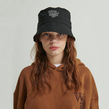 WHATTHE Logo Bucket Hat Black (6643570212982)