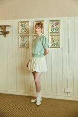 RIBBON PINEAPPLE PUFF KNIT