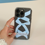 バレエリボン スカイブルーケース
