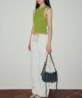 コンバーティブルパラシュートパンツ / CONVERTIBLE PARACHUTE PANTS (IVORY)