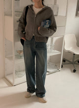 Daily Washed Wide Denim Pants