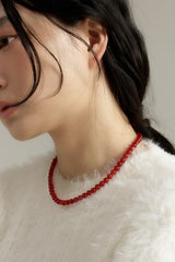 red onyx necklace