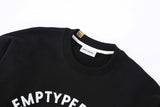 COLOR VARIATION BLACK SWEAT SHIRT (6673056628854)