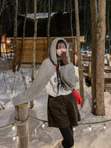 ハンドメイドフードボレロニット