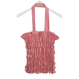 Wave smocking bag Ⅱ (pink) (6657235484790)