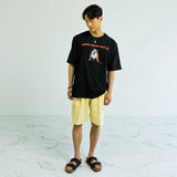 バンブーカーゴハーフパンツ / BAMBOO CARGO HALF PANTS-LEMON