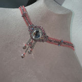 ベイビーピンククリアチョーカー / baby pink clara choker