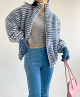 ストライプフリース/Striped Fleece [ Gray ]