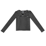 アンバーストライプTシャツ / Amber stripes T-shirts (brown)