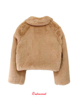 [MADE] Pudding Fur Jacket (Peach Beige)