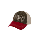 BURNING ball-cap [Charcoal]