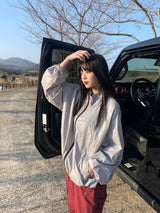 lustrous windbreaker jacket
