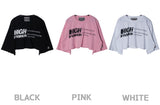 ハイファッションショートスリーブクロップTシャツ / TOP(9280) High Fashion Short Sleeve Crop Tee