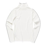 PICOT STITCH RIBBED TURTLENECK T-SHIRT_WHITE