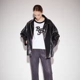 ロゴラグランTシャツ / Logo raglan t-shirt black