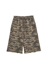 ロゴパッチスウェットショーツ / LOGO PATCH SWEAT-SHORTS (CAMOUFLAGE)