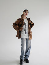 コーナーピンクデニムパンツ / no.743 Corner Pink Denim Pants